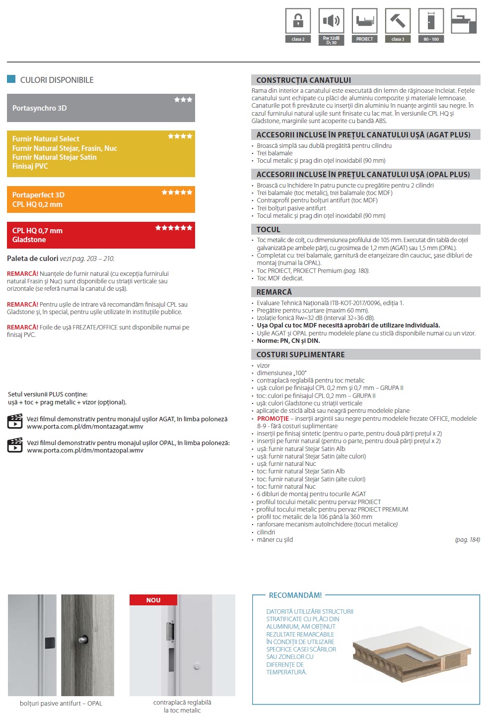 OPAL Plina striatii orizontale