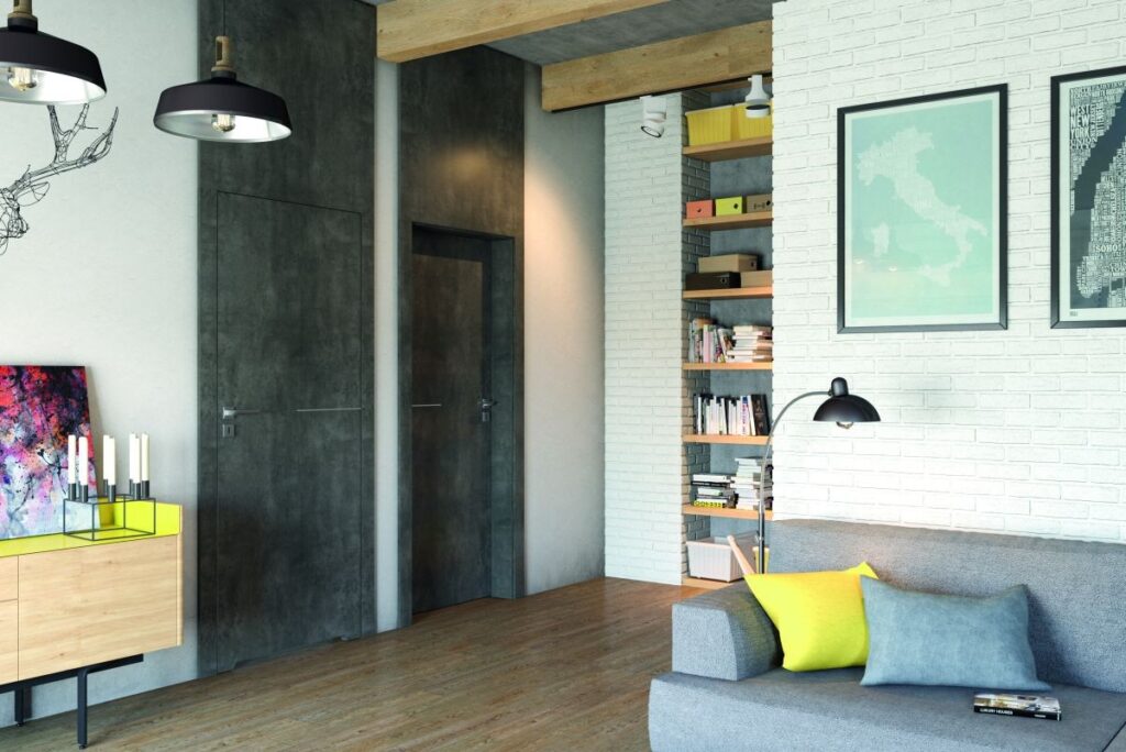 Uși Porta Doors Model LINE Ciment Închis