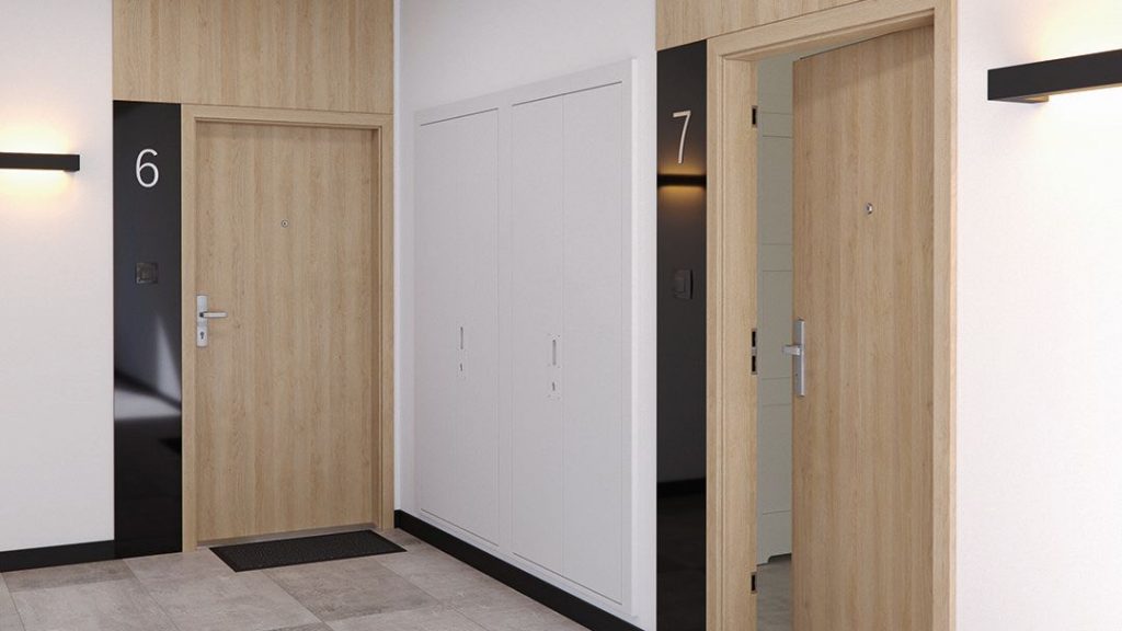 Ușă antiefracție Porta Doors Extreme RC3 Stejar Nisipiu cu toc PS ranforsat